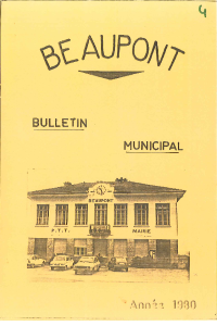 documentation PDF Bulletin municipal - Année 1980