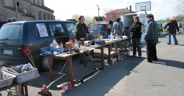 Actualité : Vide Grenier du sou des écoles - BEAUPONT