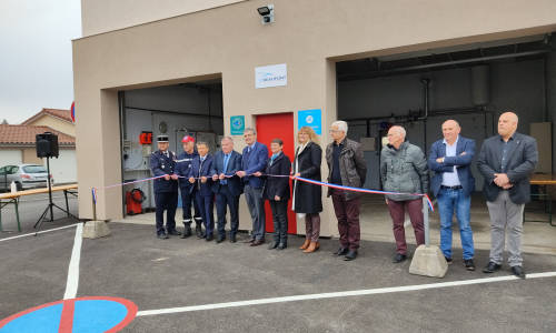 miniature de recherche : Inauguration Extension caserne des pompiers