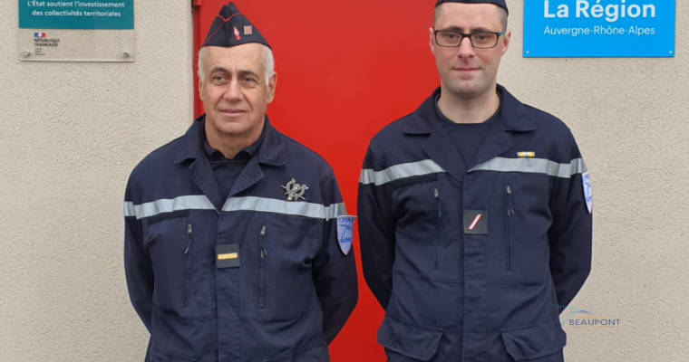 Actualité de Beaupont : Passation de commandement SLIS Beaupont - 22/04/2023