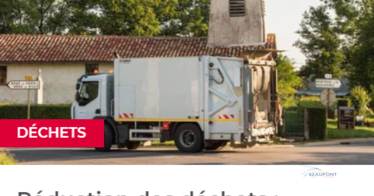 Actualité de Beaupont : Répondez à l'enquête CA3B sur la réduction des déchets : vos habitudes et vos attentes