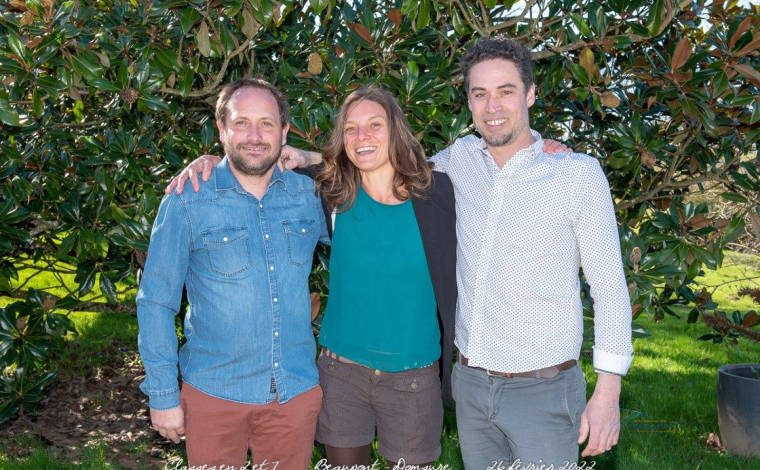 Diaporama d'image : Loïc, Cécile et Vincent, 40 ans et organisateurs de la journée