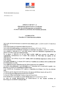 documentation PDF Arrêté préfectoral 3/07/2017 : Réglementation de l'emploi du feu et l'écobuage pour les activités agricoles ou forestières et dans le cadre de la prévention des incendies de forêts