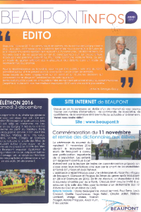 documentation PDF BEAUPONT Infos - Janvier 2017