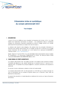 documentation PDF 2021-05 Présentation brève et synthétique des comptes administratifs communaux (réalisés 2021)