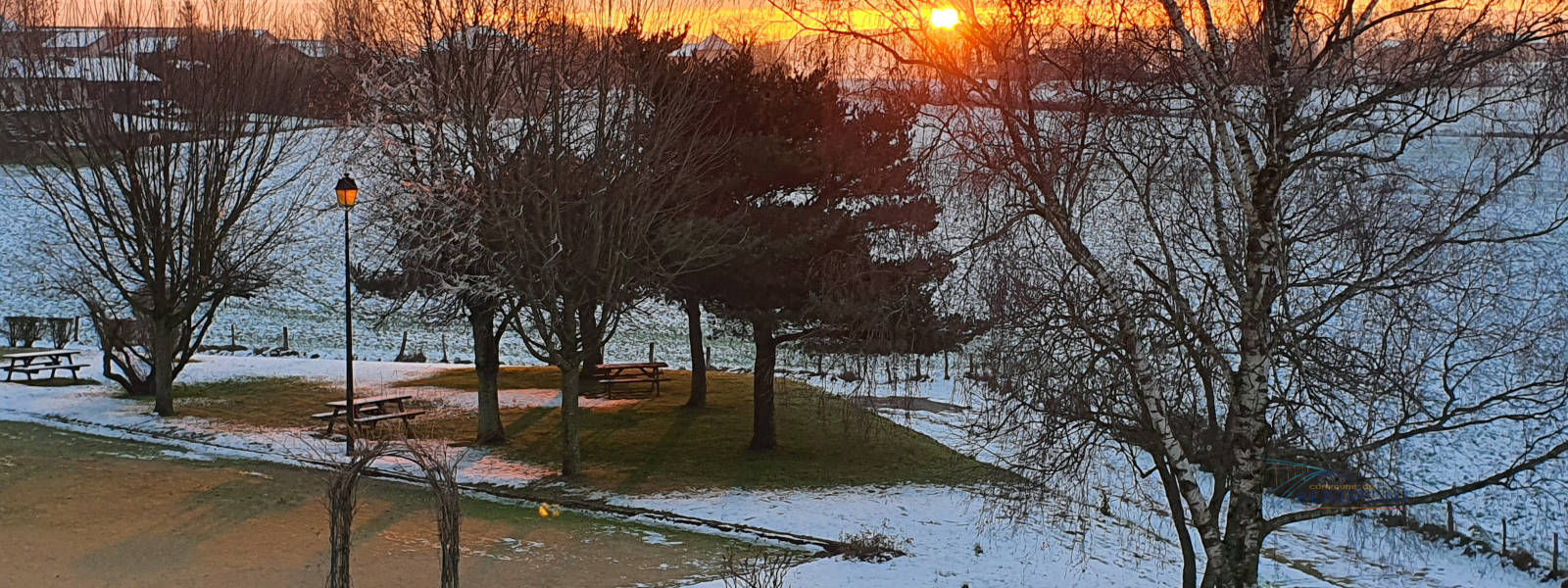 Diaporama d'image : Lever de soleil en hiver